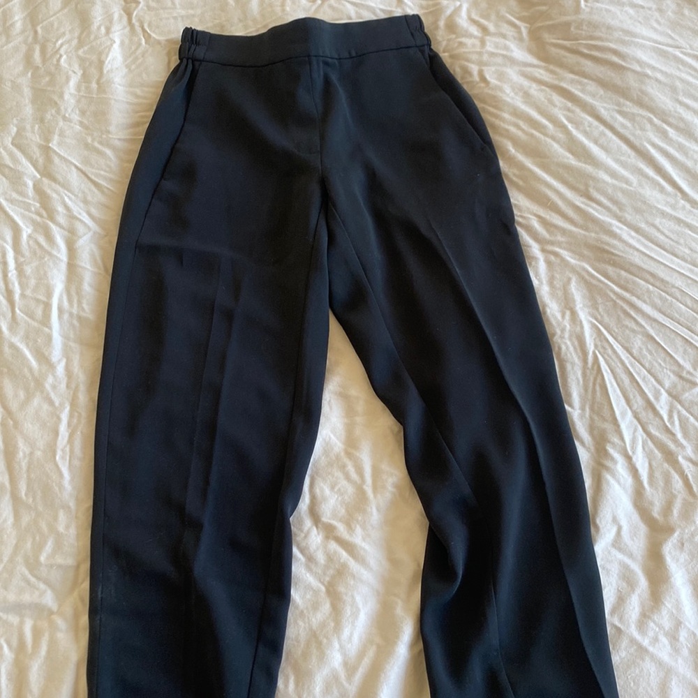 J. Crew Jamie black elastic-waist work pant - sz 00P - worn once!